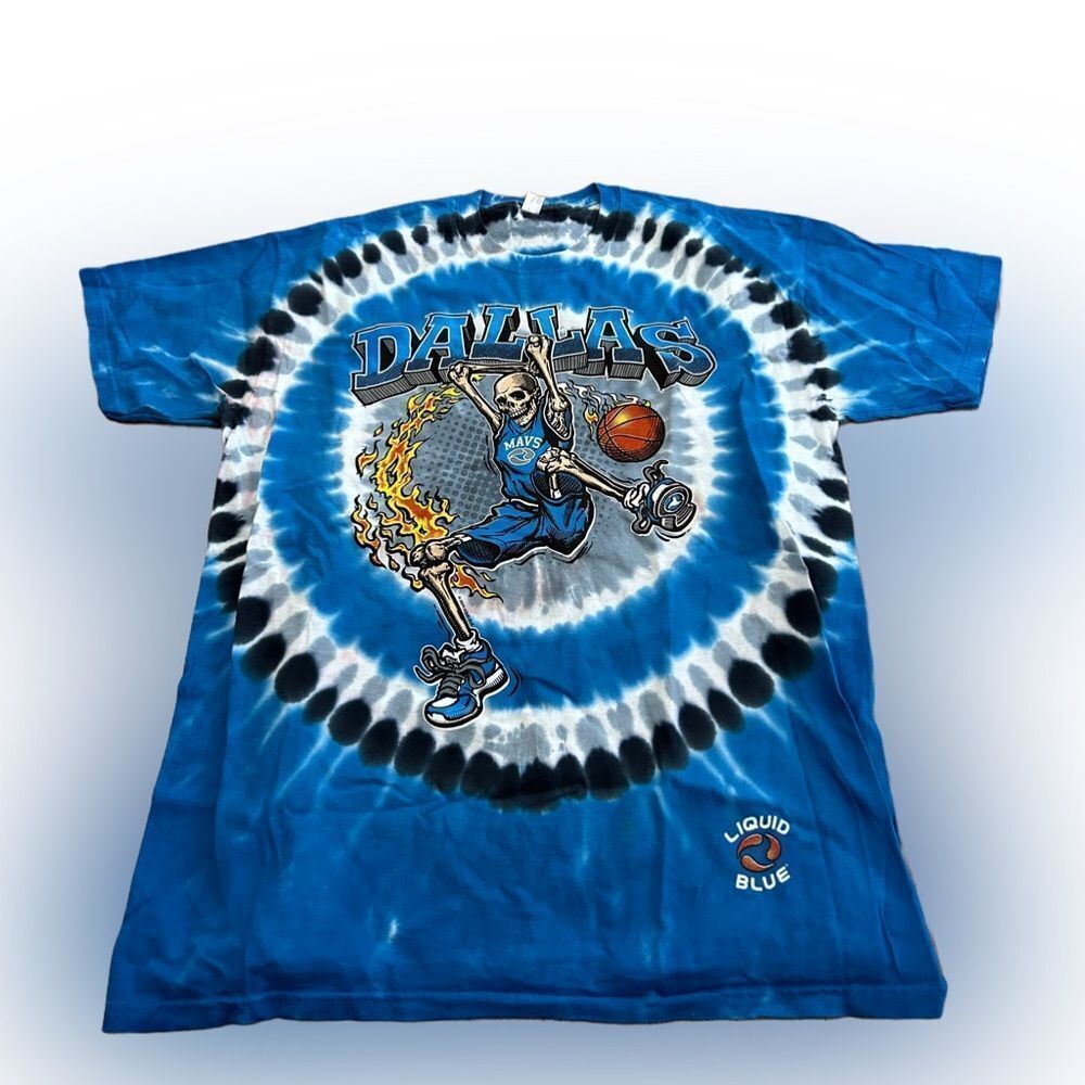 Liquid Blue Dallas Dunker Tie-Dye Basketball Tshirt